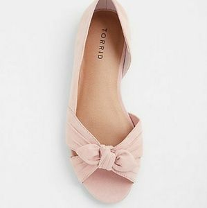 Torrid Pink D'Orsay Flats